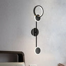 DecorBites™ Contemporary LED Wall Sconce in Metallic Round Design - Black, 2/3/4 Lights