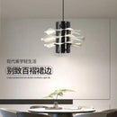 Modern black and white petal pendant lamp dining room chandelier