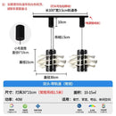 Modern black and white petal pendant lamp dining room chandelier