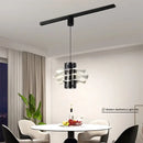 Modern black and white petal pendant lamp dining room chandelier
