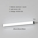 Black Rectangular Wall Lamp Aluminum Acrylic