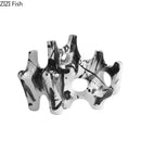Modern black and white starfruit coral abstract sculpture bedroom decor