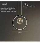 Modern black ball bubble led chandelier for dining room