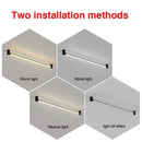 Modern black bar linear wall light for living room ambient lighting