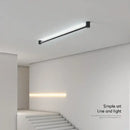 Modern black bar linear wall light for living room ambient lighting