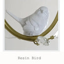Modern black bird ceiling light fixture for corridor entrance