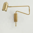Modern black & brass decorbites adjustable long-arm wall lamp bedroom