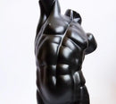 Modern black brokeback male nude resin sculpture living room decor