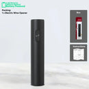 Modern black brushed metal electric wine opener kitchen accessory