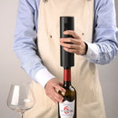 Modern black brushed metal electric wine opener kitchen accessory