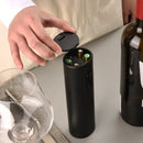 Modern black brushed metal electric wine opener kitchen accessory