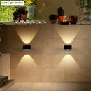Modern black & brushed silver rgb wall lighting piece – corridor led