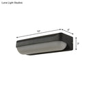 DecorBites™ Modern Black Acrylic Wall Sconce with Flush Capsule Design and Half-Bulb Mounting