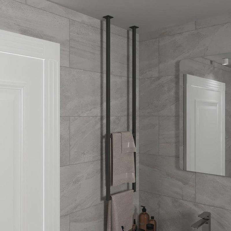 Ceiling Double Towel Rack