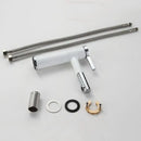 DecorBites™ Brass Bathroom Faucet Vessel Sinks Mixer - Swivel Spout Vanity Tap, Chrome Deck Mounted