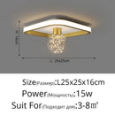 Modern black & chrome gypsophila chandelier living room led light