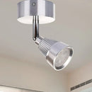 Modern black & chrome smd light wall light – bedroom rotatable sconce