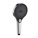 Modern black circular high pressure shower head bathroom three modes