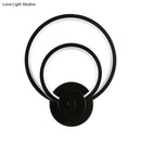 DecorBites™ Sleek Acrylic Loop LED Wall Sconce - Stylish Bedroom Light Fixture