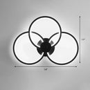 DecorBites™ Sleek Acrylic Loop LED Wall Sconce - Stylish Bedroom Light Fixture