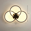 DecorBites™ Sleek Acrylic Loop LED Wall Sconce - Stylish Bedroom Light Fixture