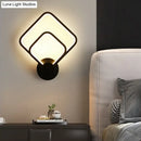 DecorBites™ Sleek Acrylic Loop LED Wall Sconce - Stylish Bedroom Light Fixture