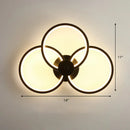DecorBites™ Sleek Acrylic Loop LED Wall Sconce - Stylish Bedroom Light Fixture