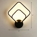 DecorBites™ Sleek Acrylic Loop LED Wall Sconce - Stylish Bedroom Light Fixture
