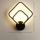 DecorBites™ Sleek Acrylic Loop LED Wall Sconce - Stylish Bedroom Light Fixture