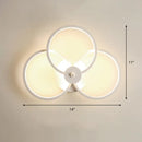 DecorBites™ Sleek Acrylic Loop LED Wall Sconce - Stylish Bedroom Light Fixture