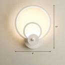 DecorBites™ Sleek Acrylic Loop LED Wall Sconce - Stylish Bedroom Light Fixture