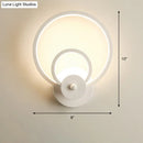 DecorBites™ Sleek Acrylic Loop LED Wall Sconce - Stylish Bedroom Light Fixture