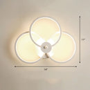 DecorBites™ Sleek Acrylic Loop LED Wall Sconce - Stylish Bedroom Light Fixture