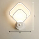 DecorBites™ Sleek Acrylic Loop LED Wall Sconce - Stylish Bedroom Light Fixture