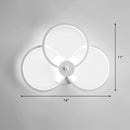 DecorBites™ Sleek Acrylic Loop LED Wall Sconce - Stylish Bedroom Light Fixture