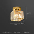 Modern black & clear crystal led ceiling light bedroom chandelier