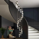 Modern black & clear decorbites crystal chandelier living room light
