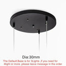Modern black conical led pendant lamp for kitchen island