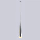 Modern black conical led pendant lamp for kitchen island