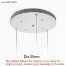 Modern black conical led pendant lamp for kitchen island