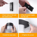 Modern black courtyard led wall light outdoor garden sconce