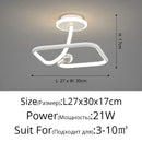 Modern black crystal chandelier living room white led ring light