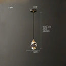 Modern black crystal copper chandelier for dining room
