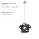 Modern black crystal grape chandelier dining room pendant light