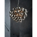 Modern black crystal grape chandelier dining room pendant light