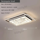 Modern black crystal industrial pendant chandelier set living room