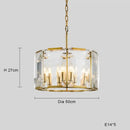 Modern black crystal pendant chandelier dining room luxe lighting