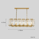 Modern black crystal pendant chandelier dining room luxe lighting