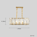 Modern black crystal pendant chandelier dining room luxe lighting