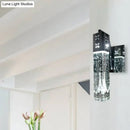 DecorBites™ Modern LED Crystal Wall Sconce in Warm/White - 2 Color Lights, Nickle Fixture